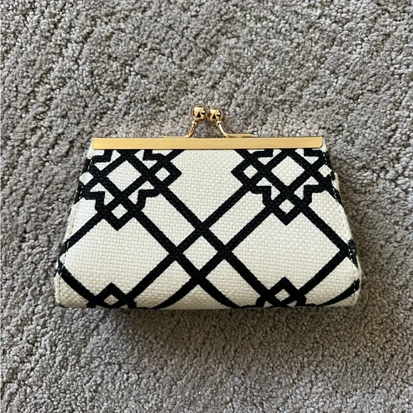 Spartina 449 Geometric Pattern Kisslock Coin Purse - Picture 2 of 10